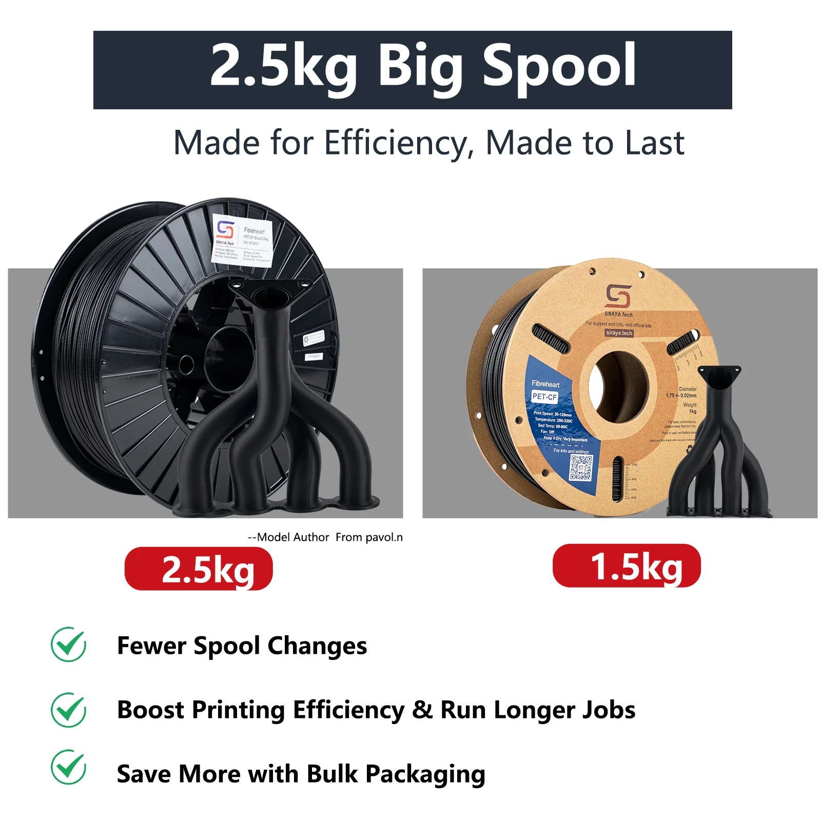 Siraya Tech Fibreheart PET-CF Filament - Image 9